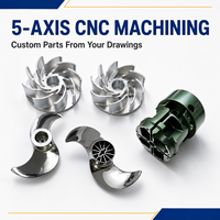 Pièces usinées CNC en alliage aluminium-magnésium HKAA à 5 axes avec une tolérance de +/-0,005 mm pour l'aérospatiale et l'aviation
