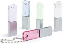 Rõ Ràng Kính Pha Lê 3D <span class=keywords><strong>Logo</strong></span> 8 GB 16 GB 32 GB Acrylic Ổ Đĩa Flash <span class=keywords><strong>USB</strong></span> Với LED Ánh Sáng - Product Image 5