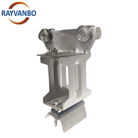 Système de guidage par câble Rayvanbo C-Track C30-C63, chariot de transport industriel en plastique et acier galvanisé OEM, 120m/min