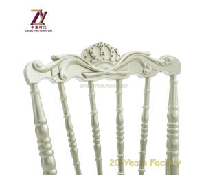 Sillas de banquete apilables de metal baratas al por mayor para iglesia, boda u hotel, uso comercial, aplicación de cocina - Product Image 6