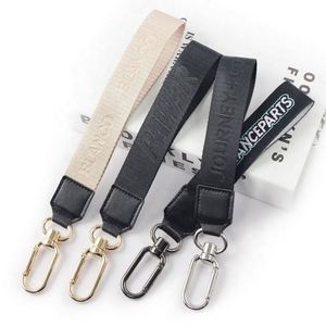 Hot Selling Embroidered Pendant Key <b>Chain</b> Wholesale Fashion <b>Jean</b> Accessories Keyring Charm Keychain Short Strap Lanyard - Product Image 6