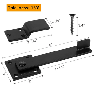 Lật trang trại cổng chốt rắn Barn Door Khóa lật chốt hàng rào phần cứng cho cửa trượt - Product Image 3