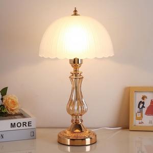 2025 Luxury Modern Glass <b>Table</b> Lamp High-End Minimalist <b>Bedside</b> Light for Bedroom Living Room Hotel-New Style 2.0kg - Product Image 5