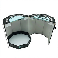 Boîtes cadeaux rigides de luxe de forme octogonale spéciale avec structure et ouverture personnalisées, insert en EVA inclus
