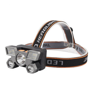 Lampe frontale LED rechargeable transfrontalière 14500 mAh haute luminosité pour pêche et patrouille en extérieur avec bandeau - Product Image 2