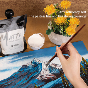 Peinture gouache mate Rubens de haute qualité 300 ml - Recharge de pigment blanc pour étudiants et débutants - Product Image 5