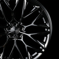 Jantes forgées Racing Track Day Stance Show Gloss Black 10 Y-Spoke Mesh, légères et performantes, 18 19 20 21 22 pouces