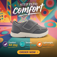 Chaussures décontractées en gros entièrement personnalisables avec velcro, respirantes en maille, confortables, antidérapantes, avec logo couleur personnalisé, pour skateboard et marche