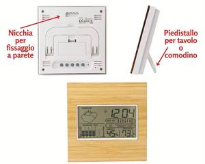 Đa chức năng Nụ cười kỹ thuật số tre đồng hồ báo thức với <span class=keywords><strong>LCD</strong></span> hiển thị Quà tặng khuyến mãi <span class=keywords><strong>Mini</strong></span> Bàn tre Đồng hồ bàn - Product Image 4