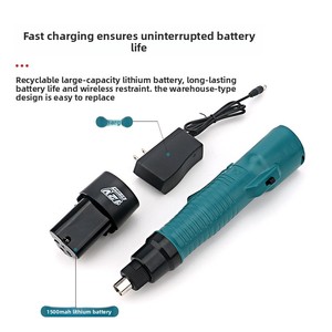 Destornillador <span class=keywords><strong>El</strong></span>éctrico Inalámbrico JY Polysource de Litio de 12 V, Mango Recto 801, Carga Portátil, Alta Potencia, Garantía de 1 Año - Product Image 2