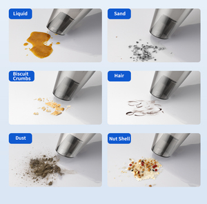 Kit di Pulizia per Auto Senza Fili con Batteria, 20 Minuti di Autonomia, 100W 8A DC 11.1V 5500pa Alta Aspirazione - Product Image 5