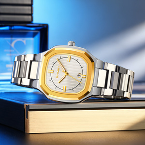 Reloj SKMEI 9388 de Cuarzo Analógico de Lujo para Hombre, Cuadrado, de Acero Inoxidable, con Fecha Automática, Luminoso, Resistente al Agua, Clásico y a la Moda - Product Image 1