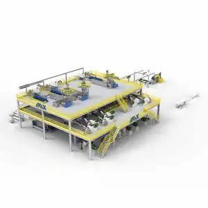 PP dokuma olmayan kumaş yapma makinesi üretim hattı Nonwoven iplik makinası