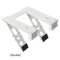 Support de climatiseur de fenêtre robuste de 200 lb Unité de support murale en acier Étagères et unités de rangement