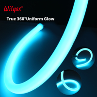 Nouveau Néon Flexible LED 30mm 360° à Courant Constant IC IP68 en Silicone Basse Tension, Contrôle DMX512, pour Éclairage Architectural – Vente Directe Usine