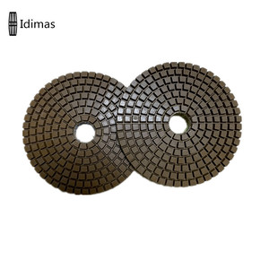 Disco Abrasivo Diamantato da 4 Pollici con Legame in Rame ad Alta Durezza, con Fissaggio a Strappo per la Levigatura di Pietra, Granito, Gemme e Calcestruzzo (OEM) - Product Image 3