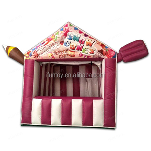Bar gonfiabile portatile all'aperto della bevanda del caffè del supporto di concessione dello zucchero filato del camion della cabina dell'automobile dell'alimento per le vendite - Product Image 6