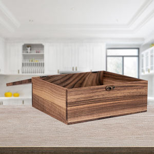 Caja de madera personalizada para joyería, caja de almacenamiento de recuerdo de madera para regalo - Product Image 4