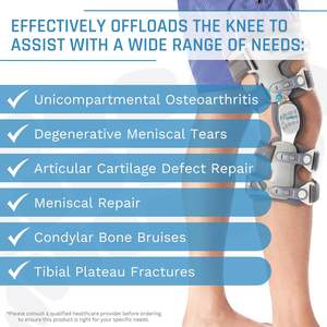 Ovation Medical Game Changer Unloader 膝关节支架 轻便薄型 骨关节炎疼痛缓解 全面保护 成人用 - Product Image 3