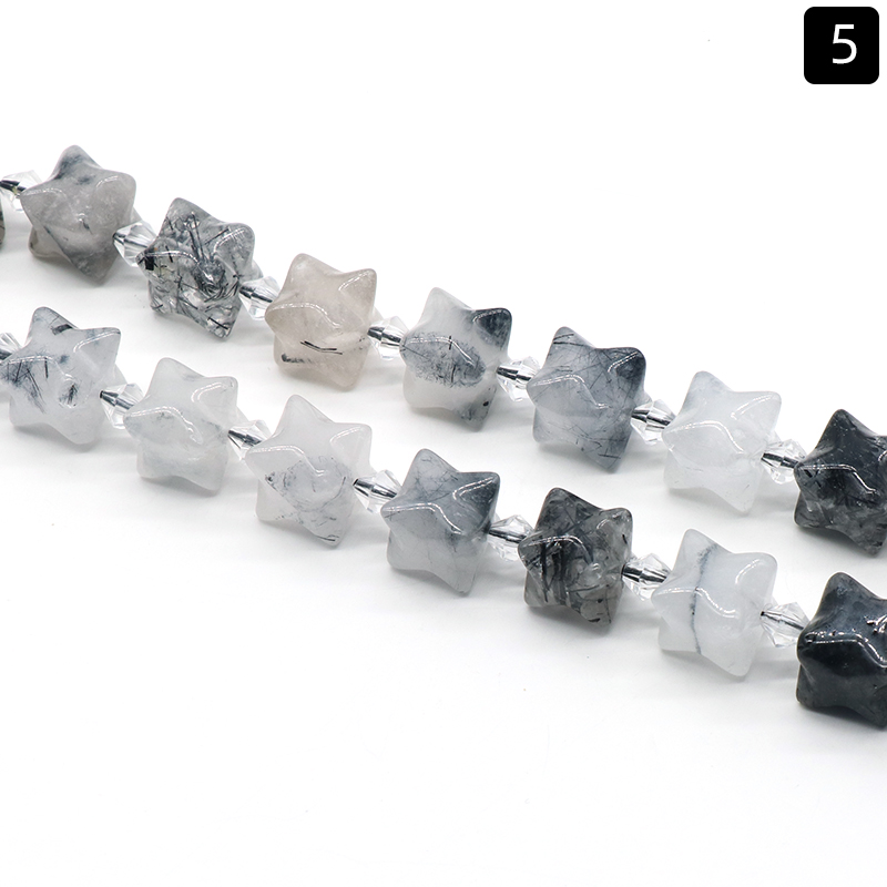 black rutilated quartz