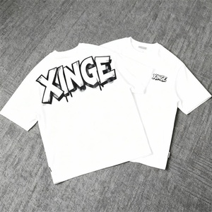 Camiseta de Verano 2026, Estilo Americano Informal, Deportiva, de Secado Rápido, para Hombre, Estilo Urbano, con Logotipo Personalizado, Corte Amplio y Recto - Product Image 3