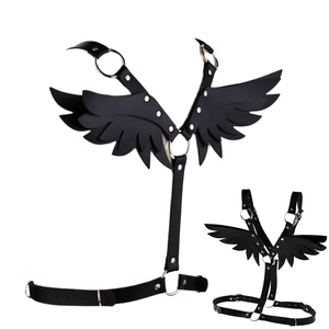 新しいファッション レディース エンジェルウィングス バックウエストベルト ワンピース セクシー ボディチェーン ジュエリー 結婚式＆婚約用 - Product Image 2