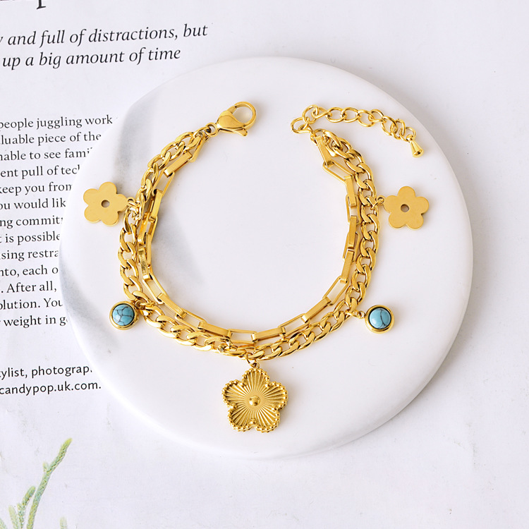 Gold-Five-leaf clover