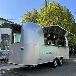 Goeasy Airstream Beach Drinks Bar Street Catering Trailer Food Track Mobile Food Truck With Full Kitchen Trailer Sale