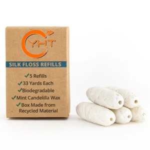 Hilo Dental Biodegradable de Maíz con Sabor a Menta, Función de Limpieza Dental y Botella de Vidrio con Logotipo Personalizado, Venta al Por Mayor - Product Image 4