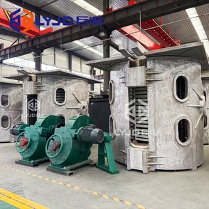 Four industriel à induction à moyenne fréquence de 100 kg à 50 tonnes pour la récupération de métaux ferreux, acier et platine - Product Image 3