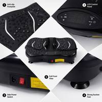 Plateforme vibrante 4D portable 150 W pour usage domestique avec écran LCD et bandes de résistance pour l'exercice du corps entier