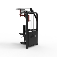Máquina Comercial Ajustable de Crossover con Cable de Acero para Entrenamiento de Pecho y Espalda - Equipo de Gimnasio de Diseño Profesional