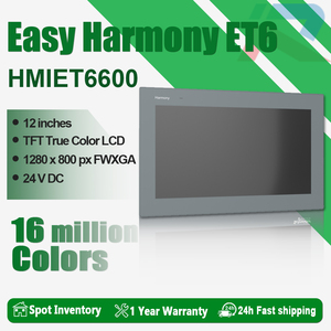 Nueva Pantalla Táctil HMI Industrial Easy Harmony ET6 Original, HMIET6600 de 12 Pulgadas, Panel de Control con Pantalla Táctil, 16 Millones de Colores TFT - Product Image 1
