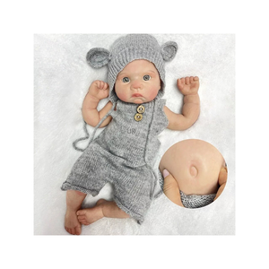 16Inch 39Cm Top Bán Đồ Chơi Mềm Bất Sống Đầy Đủ Bộ Dụng Cụ Cơ Thể <span class=keywords><strong>Toddler</strong></span> Với Silicone Bé Sinh Ra Mở Miệng Búp Bê Cho Trẻ Em - Product Image 5