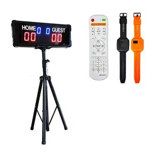 Ganxin New Product Tennis Padel Portable LED Remote Control Multisport Electronic Scoreboard with Wireless Remote