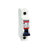 Disyuntor en miniatura MCB, disyuntor 2P 10a, C45, 2, 1, 2