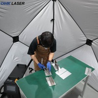 Tenda Pengaman Operasi Laser Lipat, Penutup Pelindung untuk Perangkat Laser Industri, Tahan Suhu Tinggi dan Api