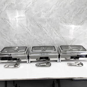 Calentador de <span class=keywords><strong>Buffet</strong></span> Eléctrico Rectangular, Equipo de Catering con Tapa de Vidrio y Acero Inoxidable <span class=keywords><strong>para</strong></span> Hoteles y Restaurantes, Diseño de Estufa <span class=keywords><strong>para</strong></span> Alimentos - Product Image 2