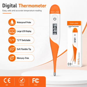 <span class=keywords><strong>Thermomètre</strong></span> médical numérique pour adultes, enfants et personnes âgées, embout flexible, sonde étanche, sans mercure, thermomètres corporels - Product Image 1
