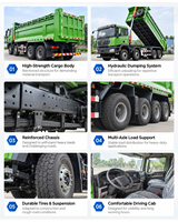 Camion benne compact Sinotruk 4x2 conçu pour une utilisation quotidienne fiable dans l'entretien et le nivellement des routes rurales