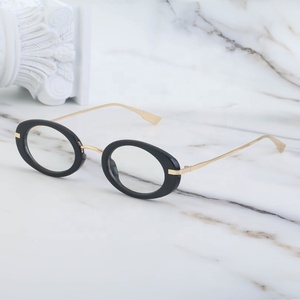 แว่นกันแดดทรงวงรีกรอบเล็ก ดีไซน์วินเทจสุดฮิตสำหรับผู้หญิงและผู้ชาย - Product Image 6