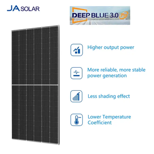 Panneau solaire bifacial JA 585w MBB Mono PERC Panneaux photovoltaïques <span class=keywords><strong>JAM78D30</strong></span> 585-610/GB pour système solaire - Product Image 3