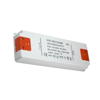 Alimentation électrique pour bande LED ultra-fine de type C, 110 V, 220 V vers 24 V, 12 V, 45 W, 48 W, 50 W, transformateur ETL SAA