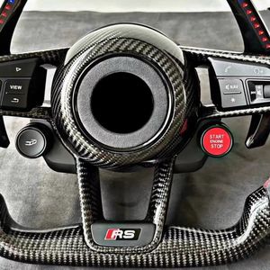 Pour Volkswagen VW MK7 Golf R GTI Jetta volant de voiture avec volant en Fiber de carbone noir Alcantara Paddle Shift Upgrade - Product Image 3