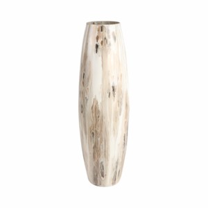 Vaso in Vetro Cilindrico Alto, Vaso per Fiori Contemporaneo, Dettagli Raffinati, Accento Glamour per Arredamento Casa - Product Image 2