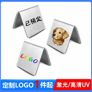 Stainless Steel <b>Table</b> <b>Number</b> Stand 5 Cm Square For Restaurant Hotel Use - Product Image 5