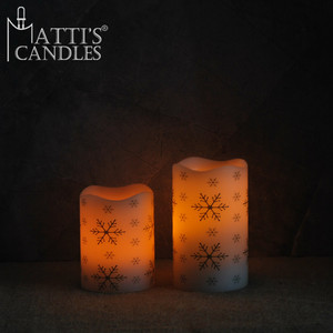 CE certificado respetuoso del medio ambiente led velas conjunto de cera personalizada velas led en conjunto - Product Image 4