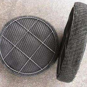 Tùy chỉnh-thực hiện 304/316 dây thép không gỉ lưới màn hình demister cho tháp chưng cất lỗ tròn lọc chất lỏng - Product Image 1