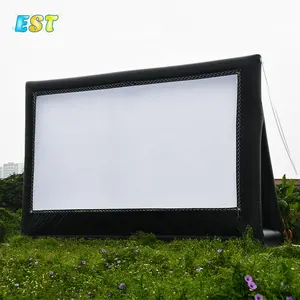 Горячая продажа коммерческий надувной Открытый Театр задний проекционный экран кино для двора