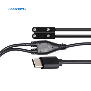 Cable de Carga Magnético 2 en 1, Imán de 4 mm, <span class=keywords><strong>Cargador</strong></span> de Energía USB <span class=keywords><strong>Tipo</strong></span> <span class=keywords><strong>C</strong></span> de 2 Pines <span class=keywords><strong>con</strong></span> Conector Hembra 4.0 - Product Image 2